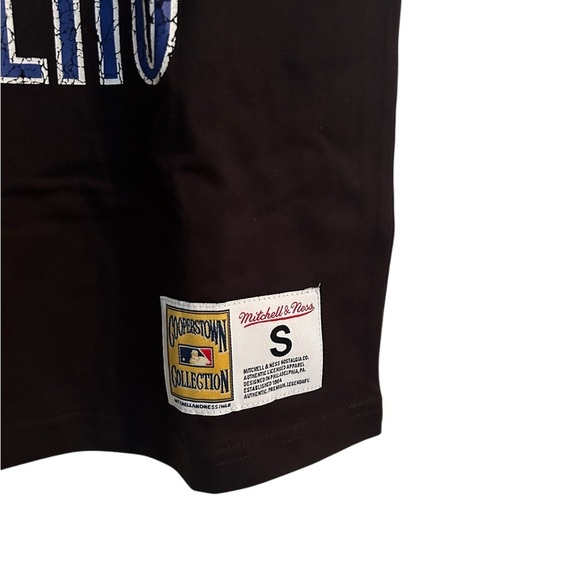 Mitchell & Ness Cooperstown Collection LA Dodgers Black T-Shirt Size Small NWT - Picture 6 of 7